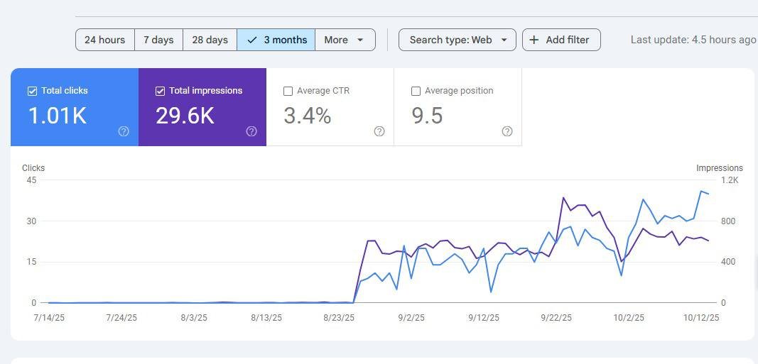 Plumber SEO results
